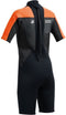 JS Watersports Tarifa 3/2 shorty wetsuit zwart/oranje junior
