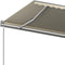 vidaXL - Luifel - vrijstaand - handmatig - uittrekbaar - 600x350 - cm - crèmekleurig