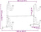 vidaXL - Opbergrek - voor - 2 - kajaks 250x57x127,5 - cm staal