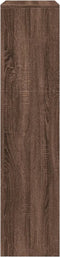 vidaXL - Kamerscherm - / - boekenkast - 3-laags - 123x29x123 - cm - hout - bruin - eiken