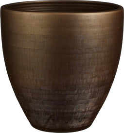 Mica Decorations Alicante Bloempot - 35x35x37 cm - Terracotta - Brons
