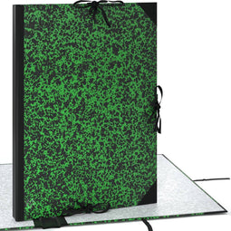 ACROPAQ Tekenmap B4 - 28 x 38 cm, Met linten, Groen