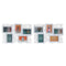 Fotolijsten DKD Home Decor Kristal Wit PP Stads (52,5 x 2 x 35 cm) (2 Stuks)
