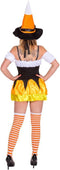 dressforfun Lady - Halloween-vrouwenkostuum - Verleidelijk kleed met hoed en sokken