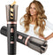 Curlglam Automatische Krultang - Draadloos USB Oplaadbaar - 6 Temperatuurstanden - Grijs