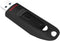 SanDisk Ultra - USB 3.0 Flash Drive 128GB - 100MB/s Leessnelheid - Zwart