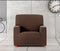 Sofa hoes set Eysa TROYA Bruin 70 x 110 x 210 cm 3 Onderdelen