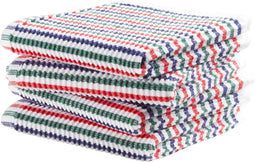 DDDDD - Vaatdoek - 30 x 30 cm - Multi kleuren - Set van 4 stuks (4 stuks)