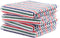 DDDDD - Vaatdoek - 30 x 30 cm - Multi kleuren - Set van 4 stuks (4 stuks)