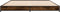 vidaXL - Bedframe - bewerkt - hout - metaal - gerookt - eikenkleurig - 140x200 - cm