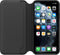 Apple iPhone 11 Pro Max - Leather Folio Booktype - Echt leer - Zwart
