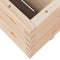 vidaXL - Plantenbak - 100x100x49,5 - cm - massief - grenenhout