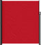 vidaXL - Windscherm - uittrekbaar - 220x300 - cm - rood