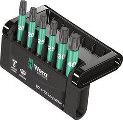 Wera Bit-Check - Impaktor Torx bits 25mm - T20(2x)/T25(2x)/T30/T40 (6 stuks)