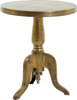 Light & Living Bijzettafel Korto - Antiek Brons - Ø50cm - Klassiek
