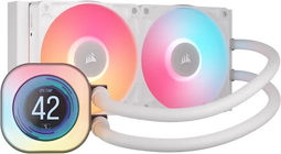 Corsair iCUE LINK TITAN RX - All-in-One Koeler - 240mm Radiator 2x 120mm Fans - Wit