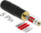 4,4mm Jack 5-polig (m) - 2,5mm Jack 4-polig (v) adapter