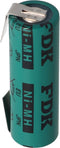 4 / 5AA NiMH-batterij FDK 1.2 volt 1100mAh met soldeerlipjes U-vorm, industriële versie platte bovenkant 43x14.2mm