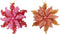 4.7 inch Snowflake Orna X 2. I 5x5x10 cm kerstornament