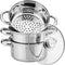 4-delige stoomset - stoompan met deksel - 22 cm