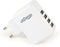 4-poorts USB thuislader - voor iPhone, iPad, Samsung, Smartphone, tablets, e-readers