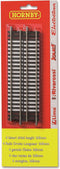 4 Rechte Rails voor Hornby Treinen