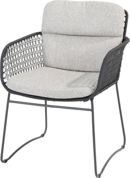 4 Seasons Aprilla tuinstoel - Antraciet (1 stuk)