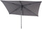 4 Seasons Azzurro stokparasol 200x300 cm Charcoal solefin