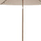 4 Seasons Azzurro stokparasol Ø300 cm sand solefin - houtlook frame