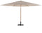 4 Seasons Azzurro stokparasol Ø300 cm sand solefin - houtlook frame