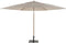 4 Seasons Azzurro stokparasol Ø300 cm sand solefin - houtlook frame