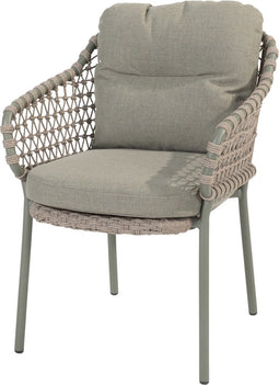 4 Seasons Jura stapelbare tuinstoel - Olive (1 stuk)