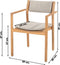 4 Seasons Levi dining tuinstoel (1 stuk) - teakhout - stapelbaar