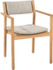 4 Seasons Levi dining tuinstoel (1 stuk) - teakhout - stapelbaar