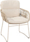 4 Seasons Murcia tuinstoel - Latte (1 stuk)