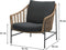 4 Seasons Outdoor 4SO Loungestoel Timor - 1 stuk