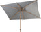 4 Seasons Outdoor Azzurro Parasol 200x300 cm - Antraciet/Houtlook Frame