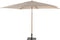 4 Seasons Outdoor Azzurro Parasol 200x300 - Sand/Houtlook Frame