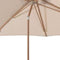 4 Seasons Outdoor Azzurro Parasol 200x300 - Sand/Houtlook Frame