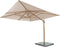 4 Seasons Outdoor Hacienda Zweefparasol 300x400 - Sand/Houtlook Frame