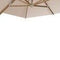 4 Seasons Outdoor Hacienda Zweefparasol 300x400 - Sand/Houtlook Frame