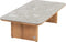 4 Seasons Outdoor Lucas Terrazzo Salontafel Teak - 120x60x30 cm