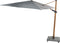4 Seasons Outdoor Siesta Premium Zweefparasol 300x300 - Antraciet/Houtlook Frame
