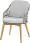 4-Seasons Sempre tuinstoel - Teak/Silver Grey (1 stuk) - OP=OP