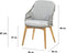 4-Seasons Sempre tuinstoel - Teak/Silver Grey (1 stuk) - OP=OP