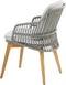 4-Seasons Sempre tuinstoel - Teak/Silver Grey (1 stuk) - OP=OP