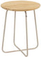 4 Seasons Verdi ronde bijzettafel teak 45 cm. - latte