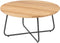 4 Seasons Verdi ronde salontafel teak 73 cm. - antraciet