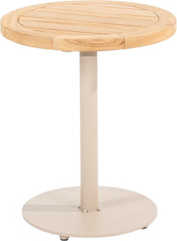 4 Seasons Volta koffietafel - teakhout/taupe - Ø45