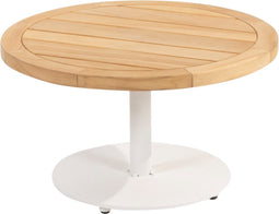 4 Seasons Volta koffietafel - teakhout/wit - Ø60